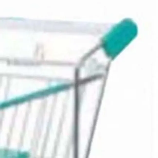 Fan-shaped Metal Supermarket Shopping Trolley photo 4