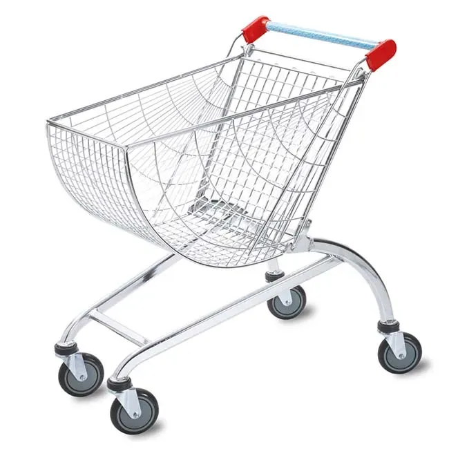 Grocery Super Market European Style Fan-shaped Shopping Trolleys (LPT-36309) detail 4