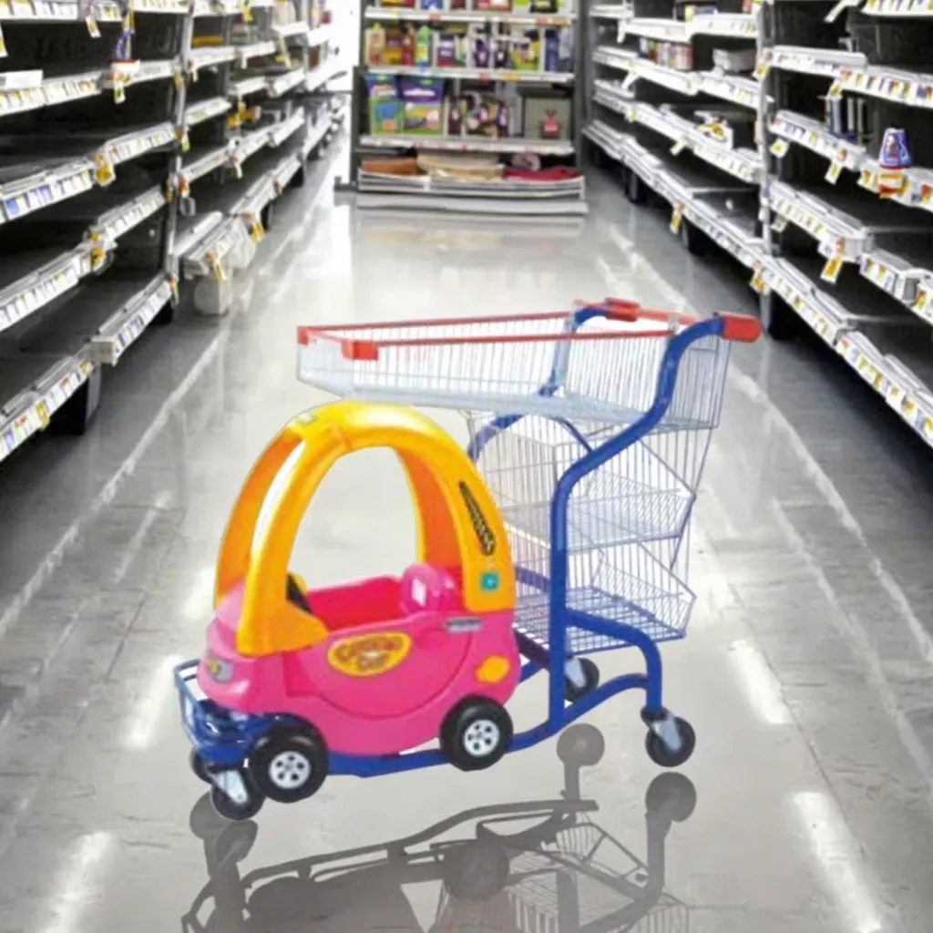 Supermarket Children Toy Trolley photo 5