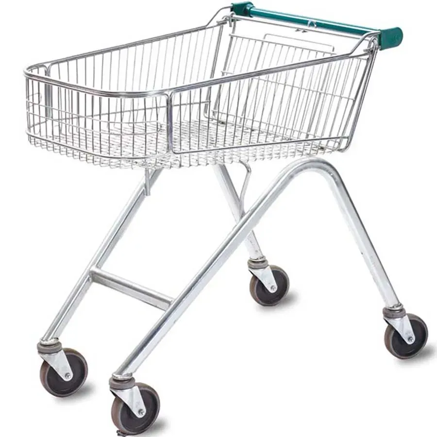European Supermarket Metallic 90L Shopping Trolley photo 2