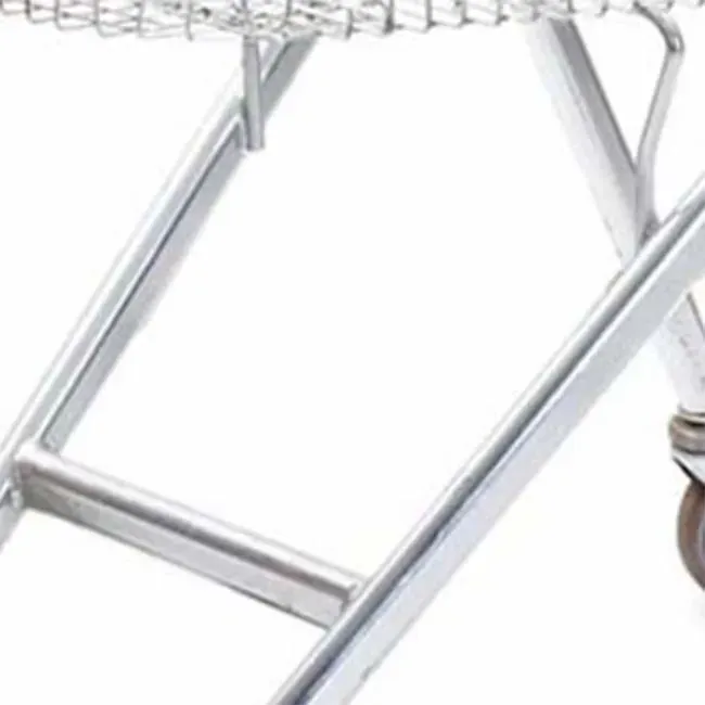 European Supermarket Metallic 90L Shopping Trolley photo 6