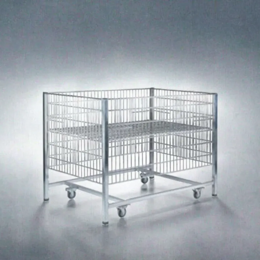 Metal Waterproof Supermarket Table Storage photo 3