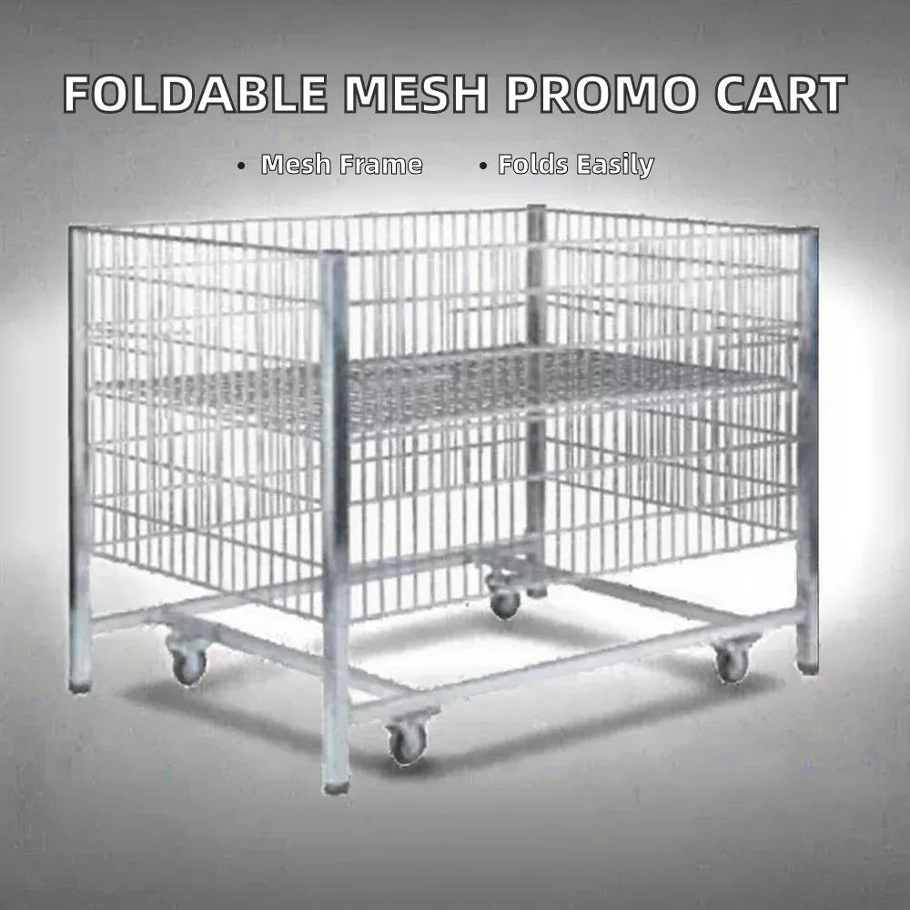 Metal Waterproof Supermarket Table Storage photo 4