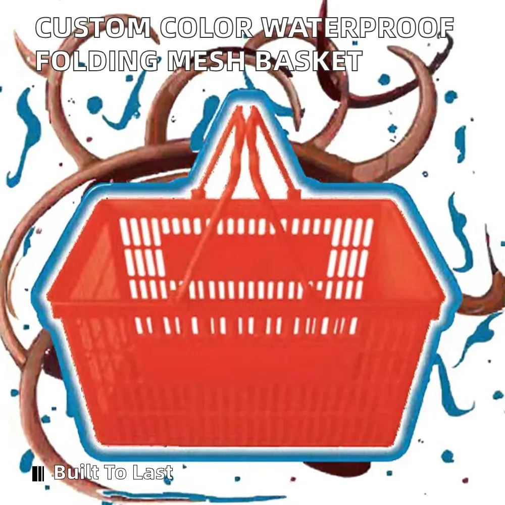 Certified Plastic Waterproof Folding Mesh Basket detail 2