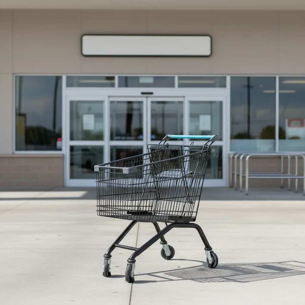 Multiple Size European Style 100L Mesh Foldable Shopping Trolley (LPT-49768)