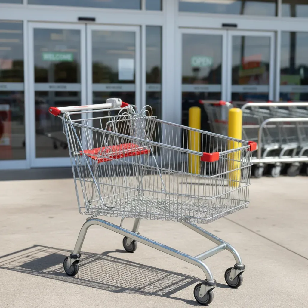 190L European Style Mesh Shopping Trolley 5 (LPT-88929)