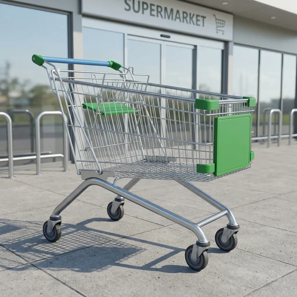 Supermarket Shopping Trolley (LPT-89663) photo 3