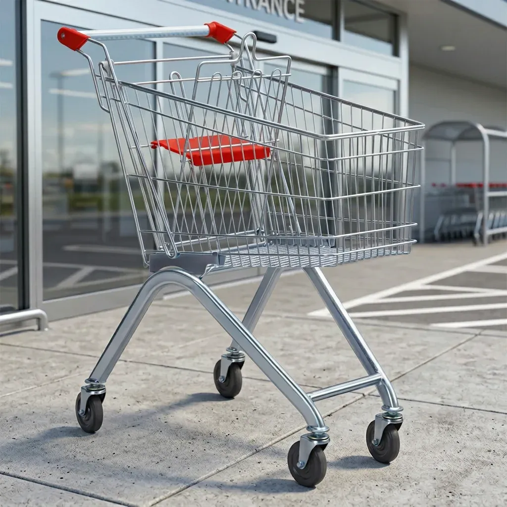 60L European Style Trolley Hand Push