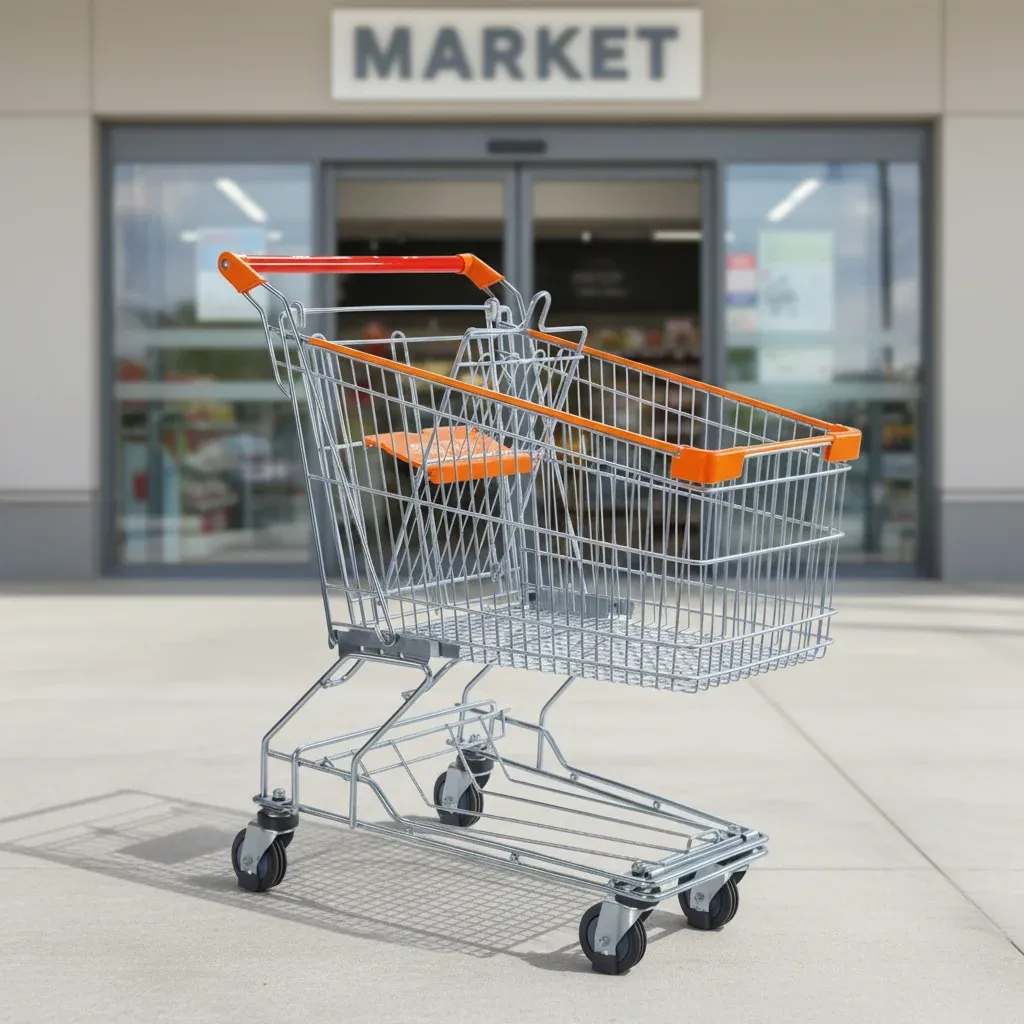 80 L Zinc Powder Unfolding Style Children Cart photo 3