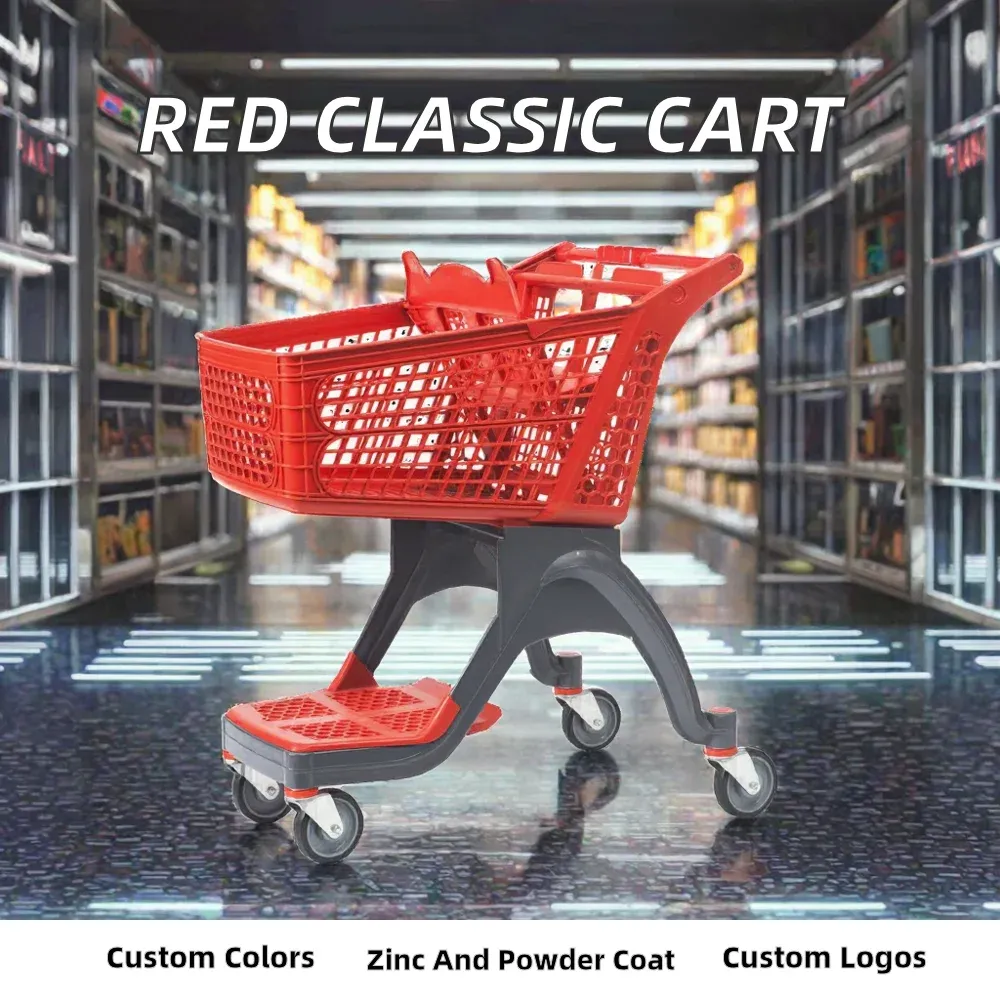 Unfolding Steel Basket Waterproof Hand Shopping Trolley photo 2