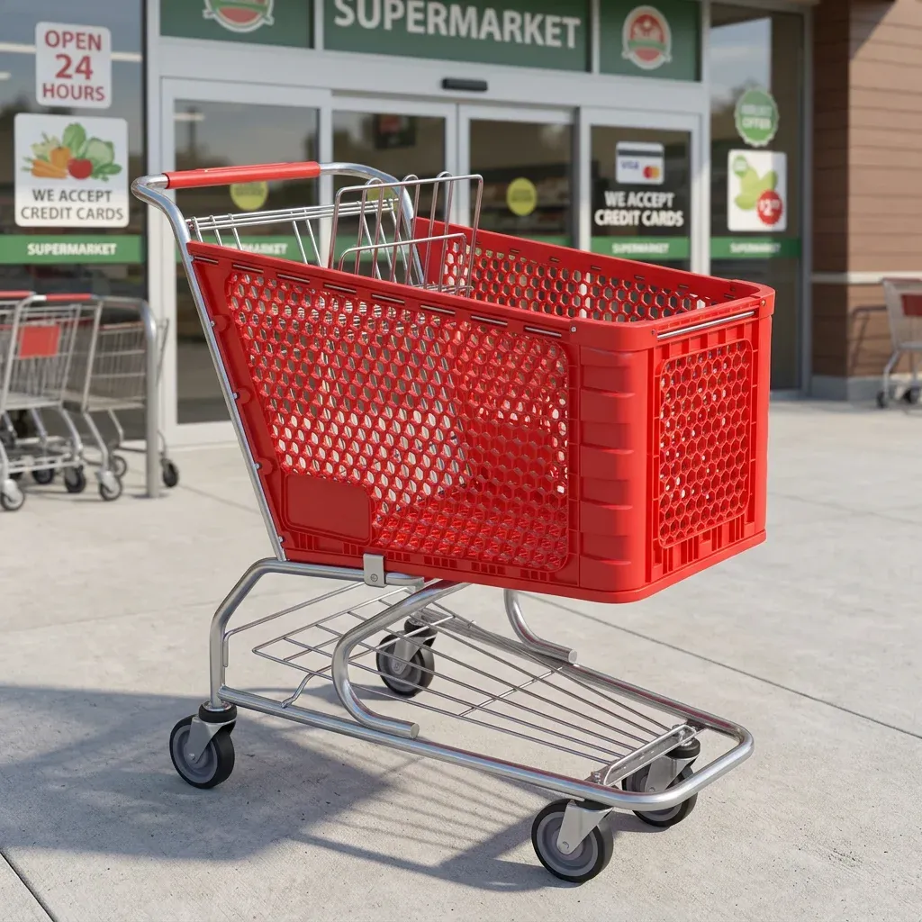 Folding Hand Trolley Unfolding Zinc Plated photo 5