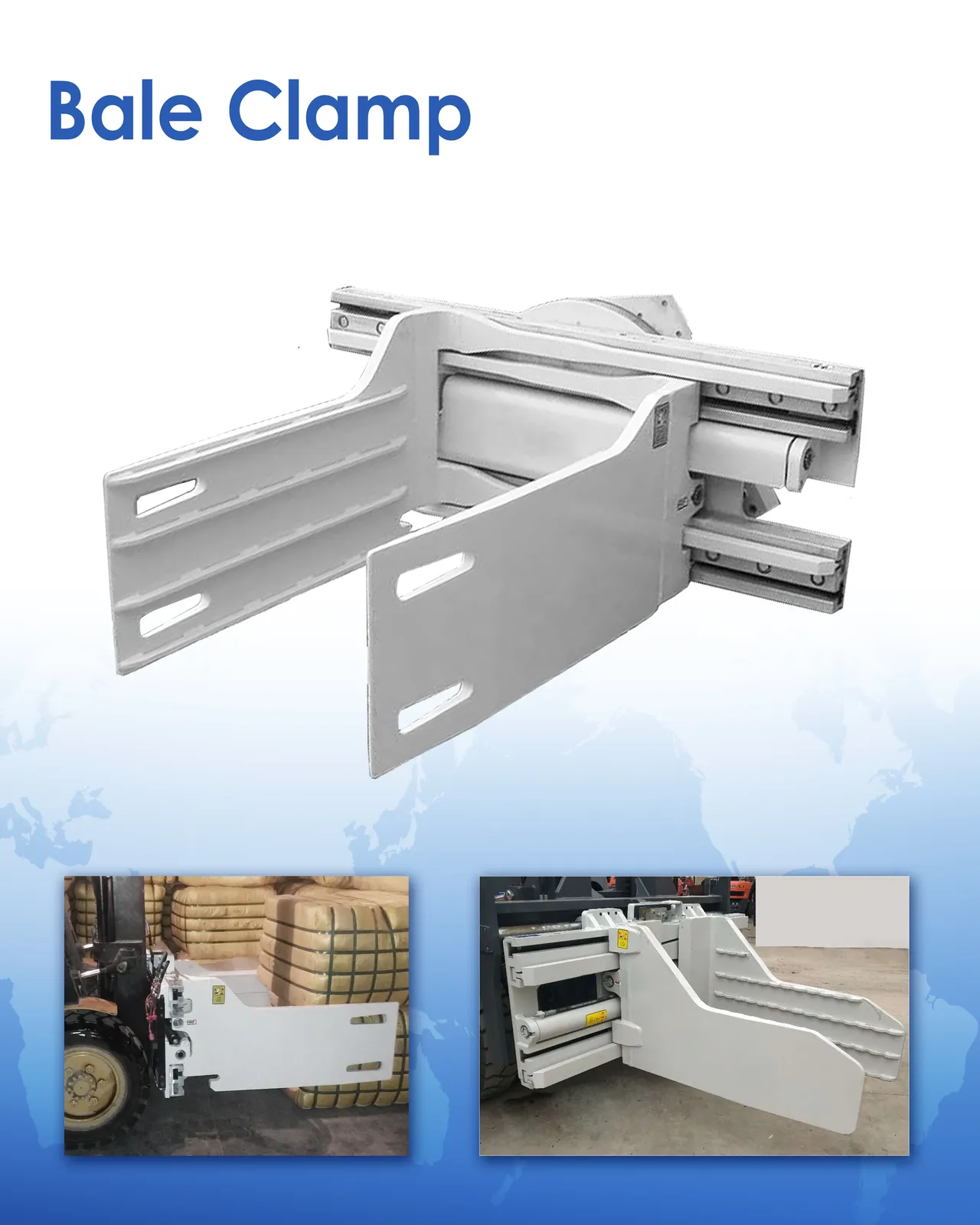 Forklift Bale Clamp Soft Pack Clamp Attachment detail 7