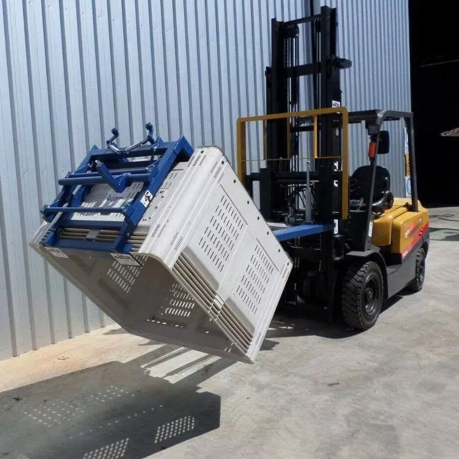 1Ton Forklift Attachment Bin Tipper for Forklift