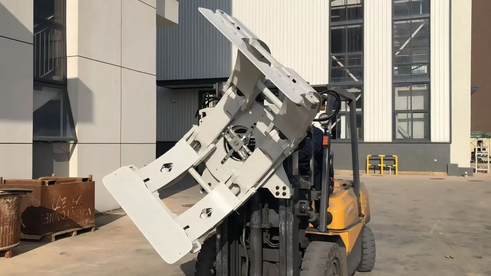 Heavy Duty Hydraulic Forklift Bale Clamp Attachment photo 2
