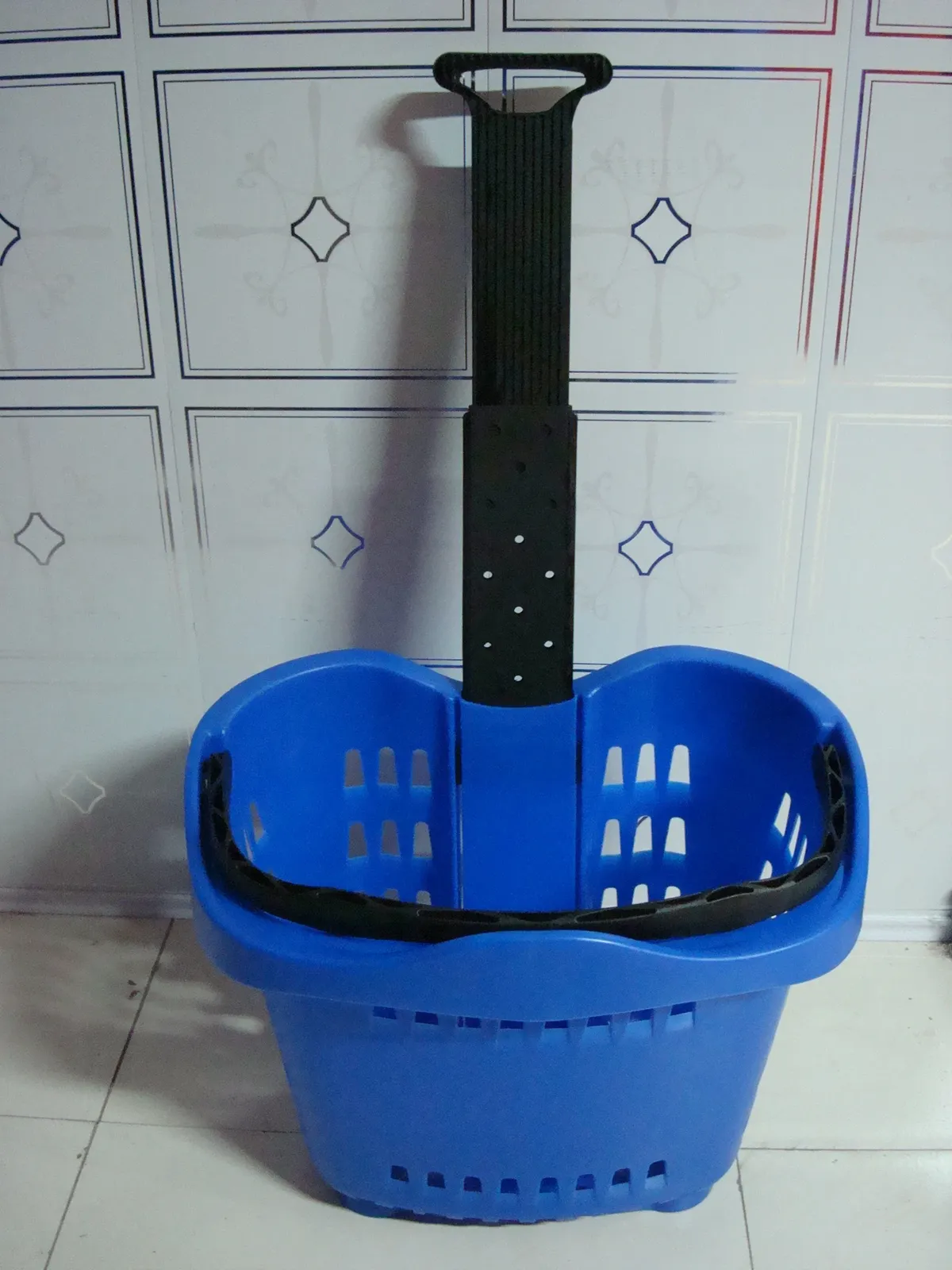 Colourful Plastic Shopping Basket photo 4