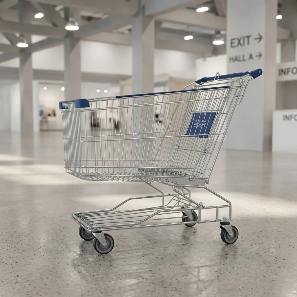 Asian Big Size Dimension Shopping Trolley 180L (LPT-39389)