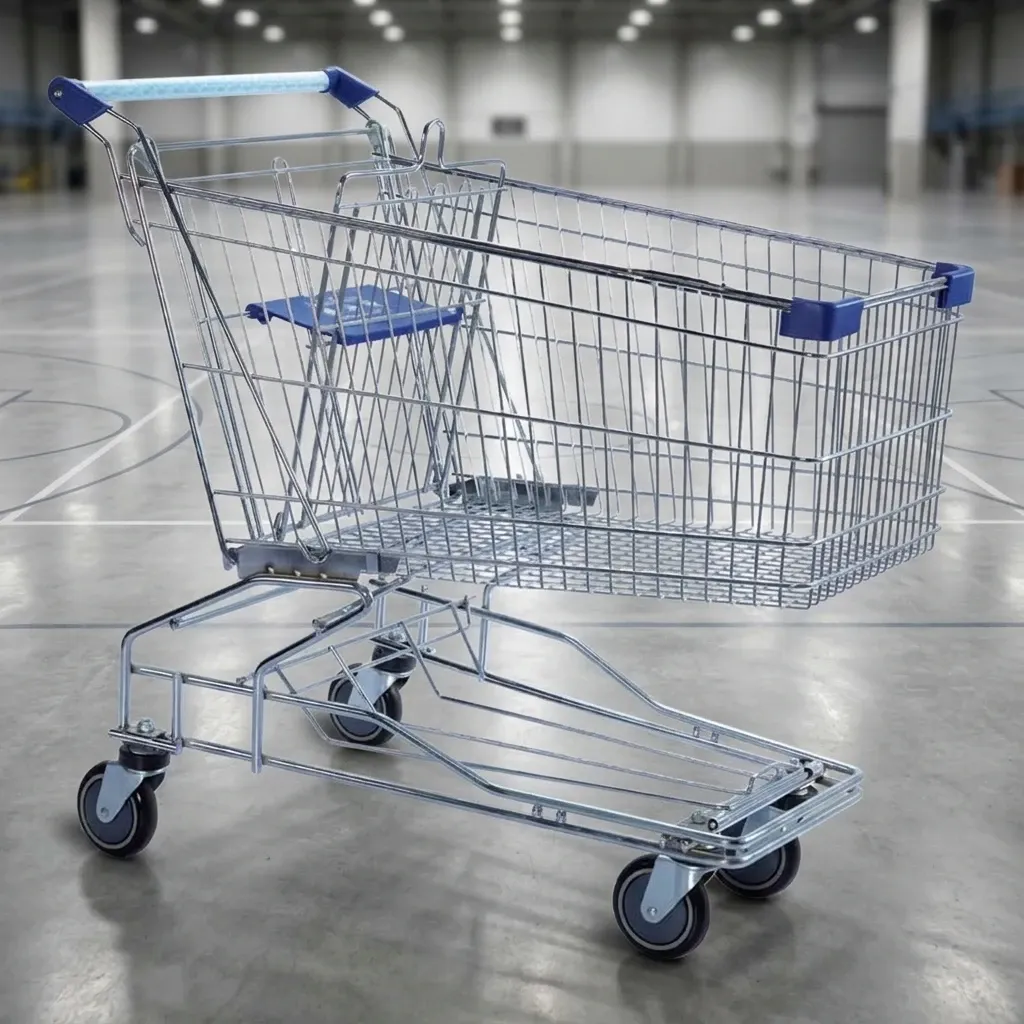 150L Asian Style Convenience Grocery Store Shopping Retail Shopping Trolley