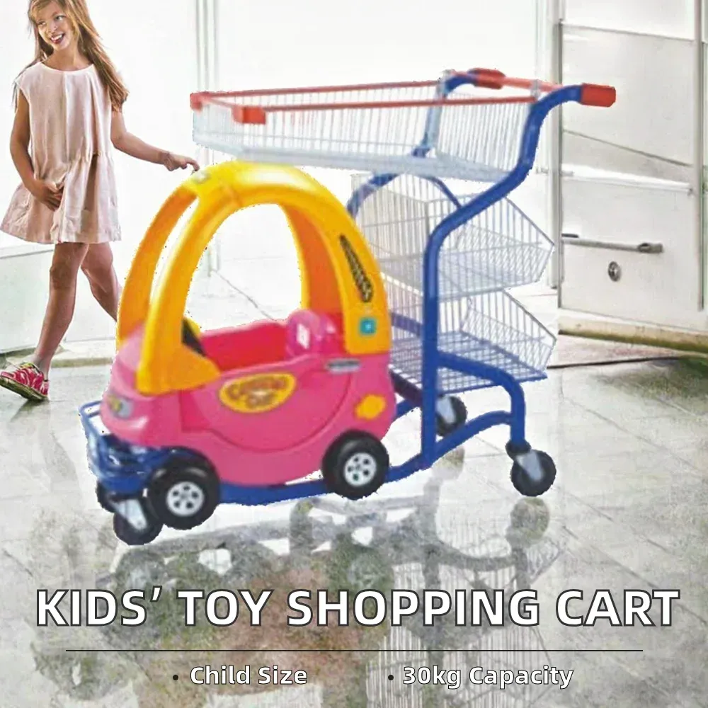 Steel Children's Unfolding Mini Shopping Trolley (LPT-25888) photo 2
