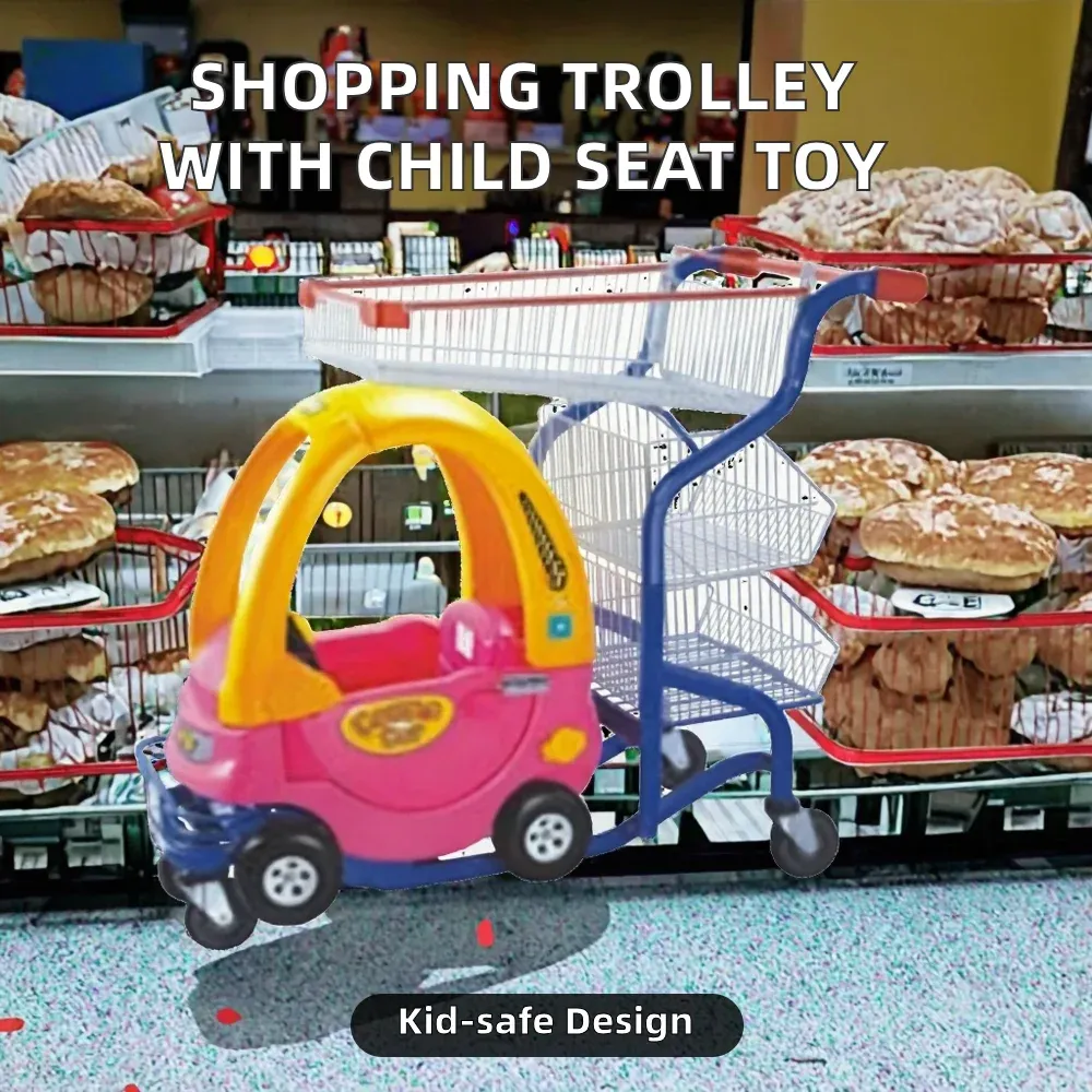 Steel Children's Unfolding Mini Shopping Trolley (LPT-25888) photo 4