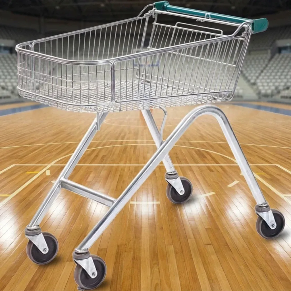 European Supermarket Shopping Trolley Steel