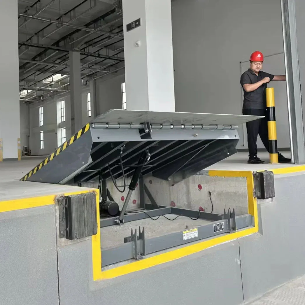 Fixed Lift Forklift Ramp Dock Leveller 6Ton/8Ton/10Ton