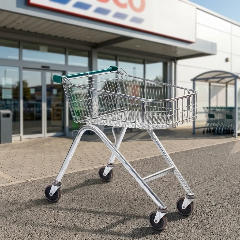 Supermarket Trolley Wheels 80 L Shopping Trolley photo 5