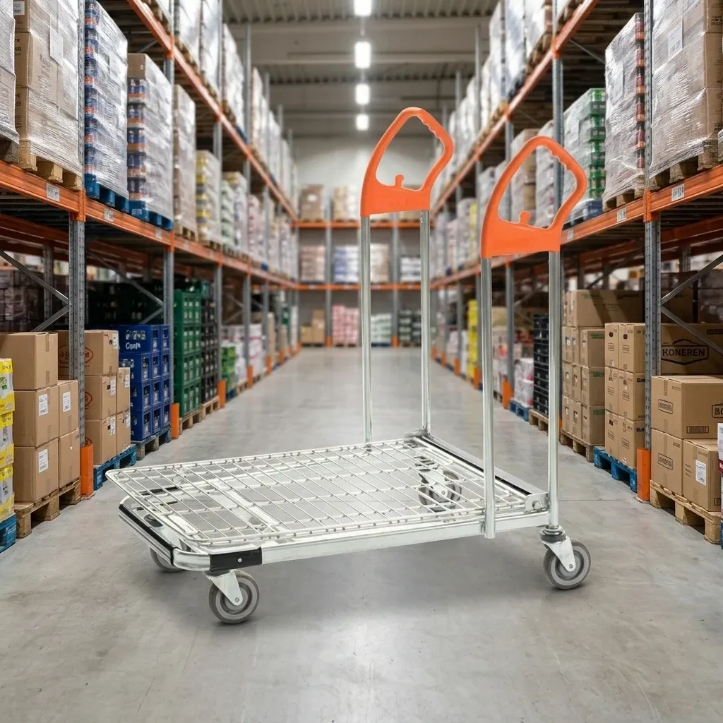 Supermarket Flat Trolley detail 2