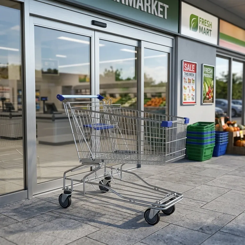 Supermarket Flat Trolley detail 4