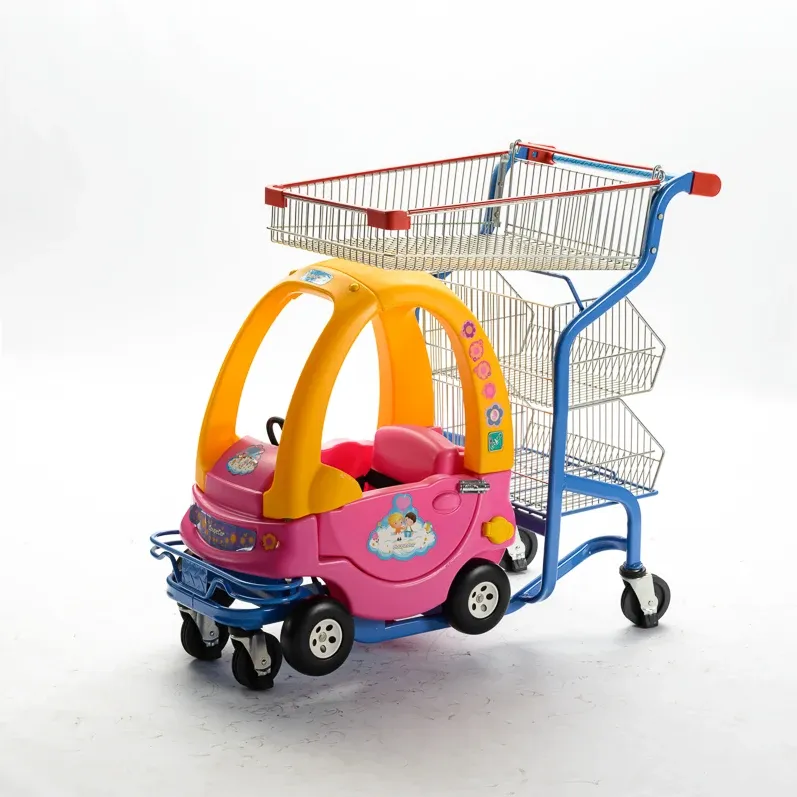 Kids Waterproof Mesh Shopping Trolley