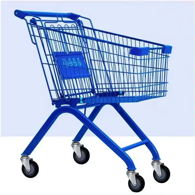 Mesh Folding Dual Seats Indoor Use Children Shopping Trolley photo 4