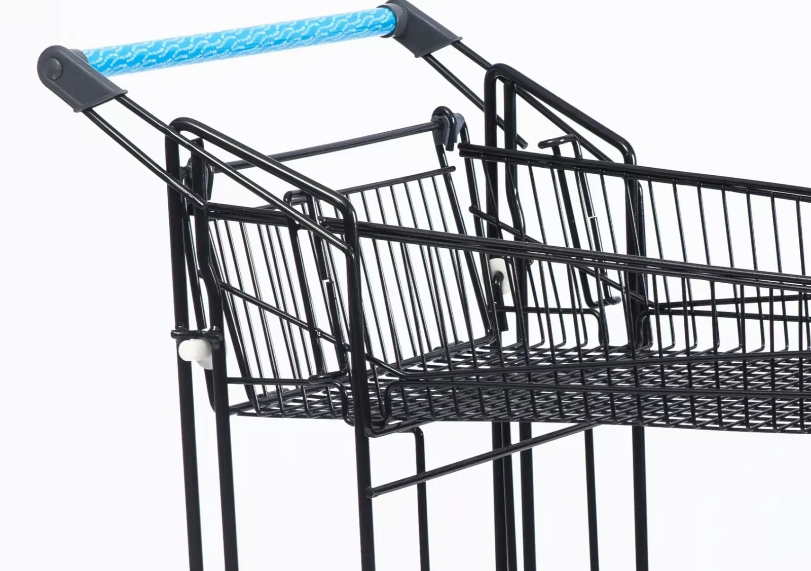 Zinc Plated Metal Mesh Foldable Flat Trolley Compact photo 2