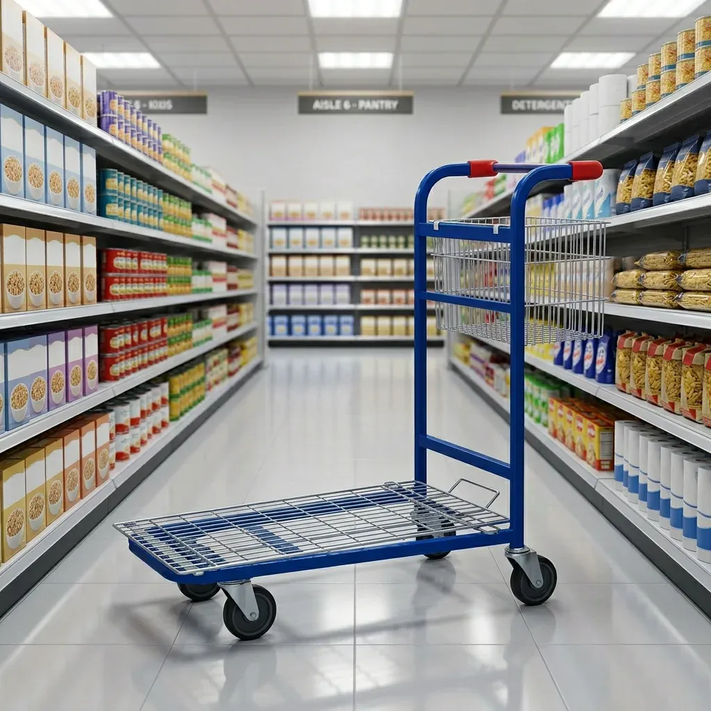 Metal Cart with Heavy Duty Loading Capacity detail 1