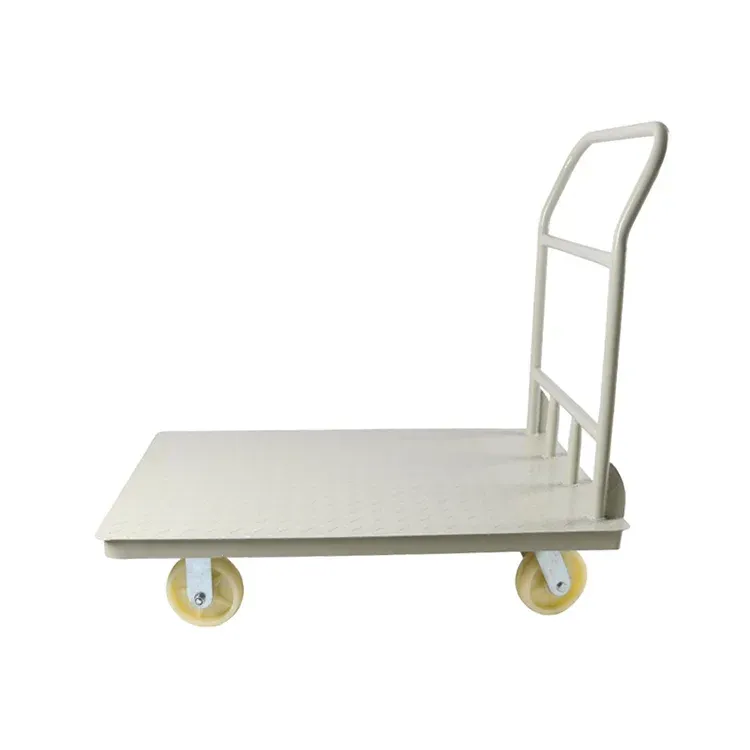 500 kg Loading Capacity Heavy Duty Mesh Waterproof Metal Platform Trolley photo 3