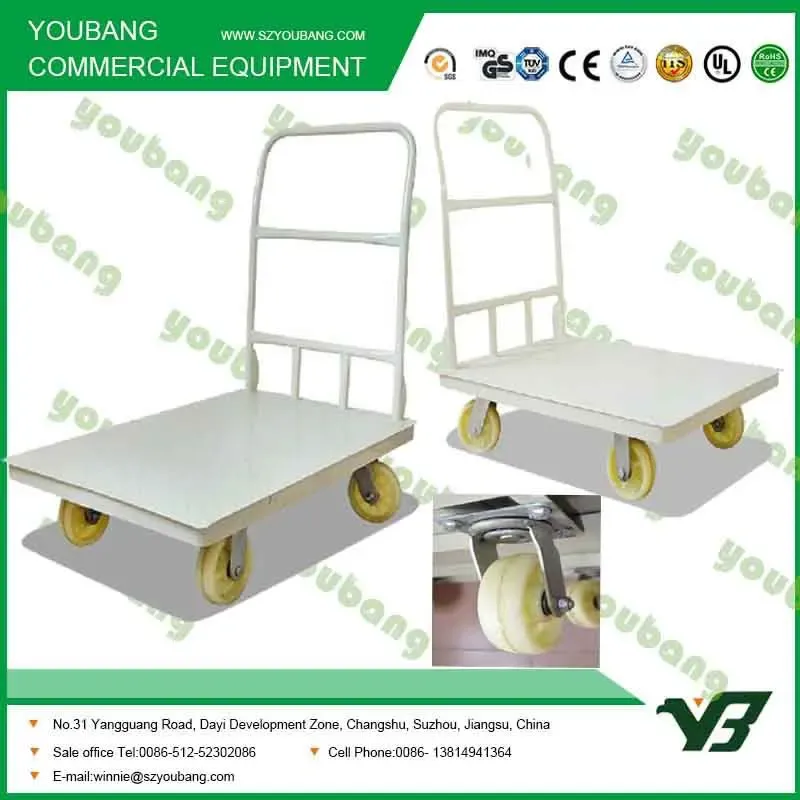 500 kg Loading Capacity Heavy Duty Mesh Waterproof Metal Platform Trolley photo 4