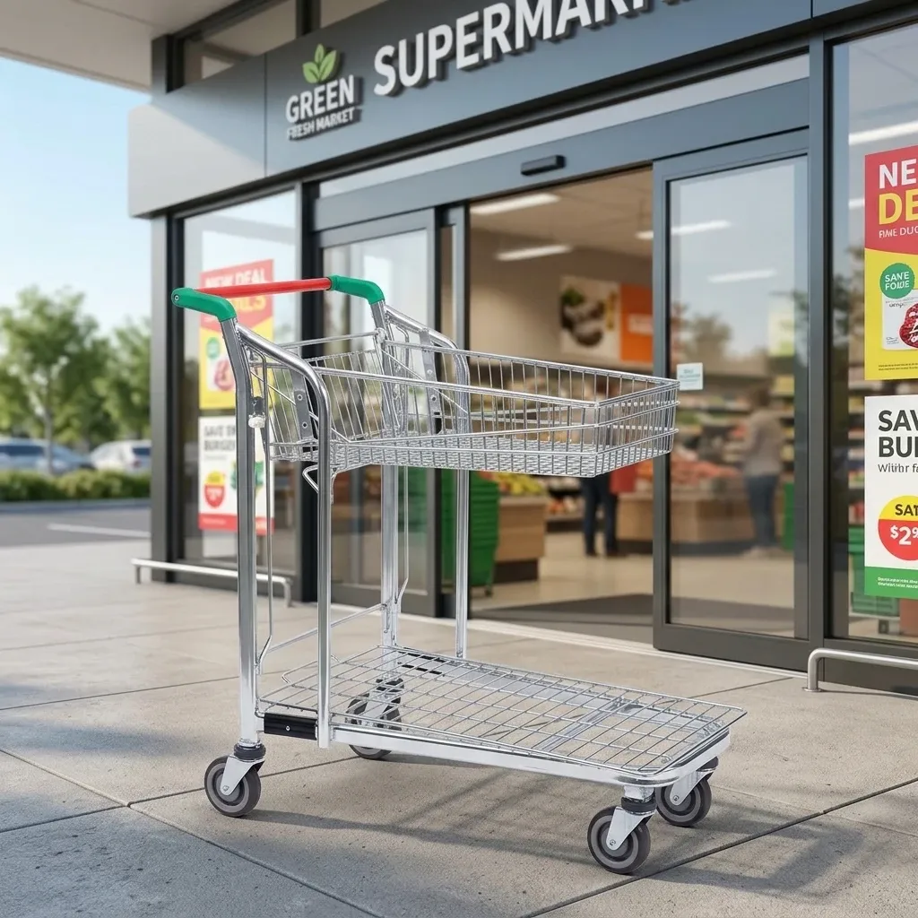 Heavy Duty Mesh Foldable Trolley Waterproof