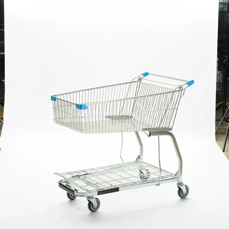 Easy Movable Steel Folding Warehouse Trolley photo 4
