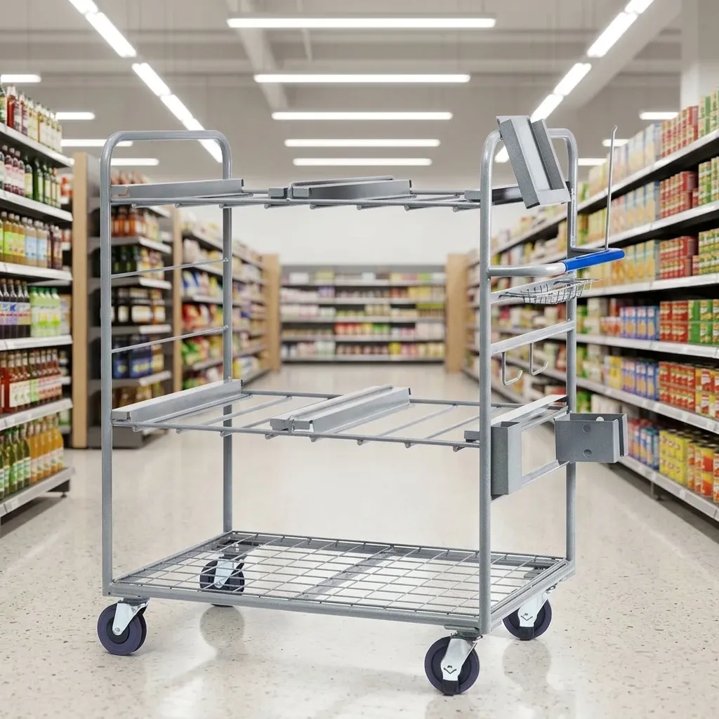 Folding Waterproof Platform Cart Storage Rack detail 2
