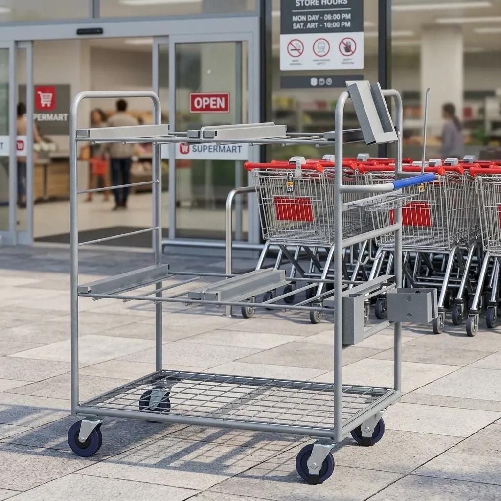 Folding Waterproof Platform Cart Storage Rack photo 5