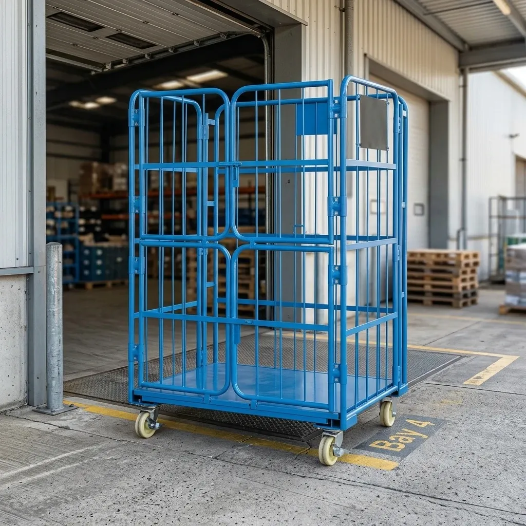 Heavy Duty 4 Wheel Industrial Warehouse Logistics Truck