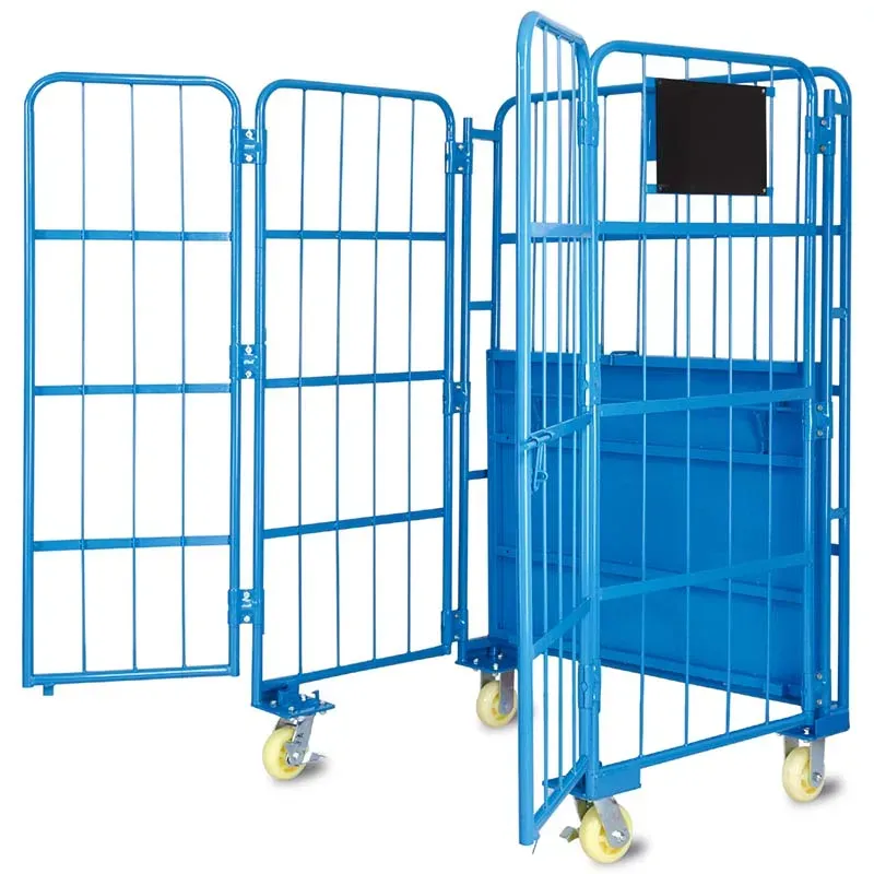 Heavy Duty Mesh Folding Mobile Roll Container 5 photo 2