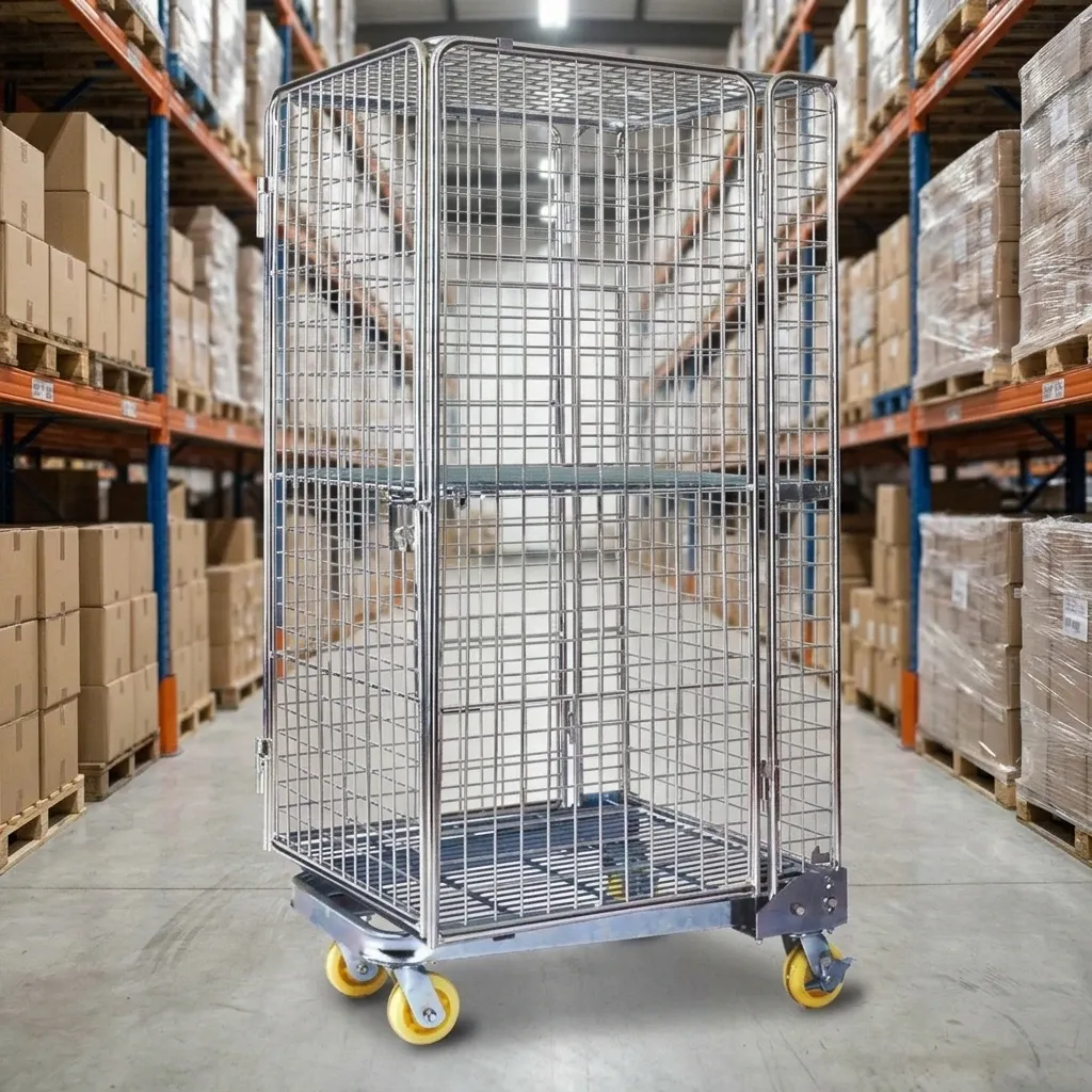 Logistic Trolley Steel Wire Material Roll Container (LPT-44554) detail 1
