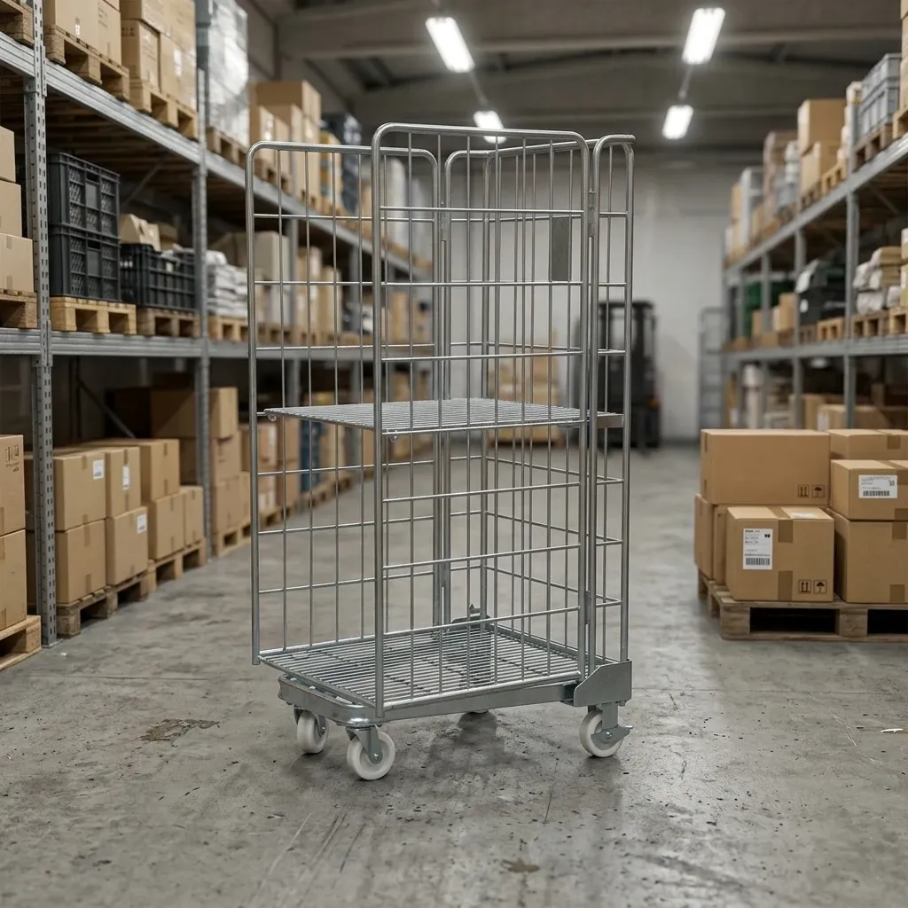 Logistic Trolley Steel Wire Material Roll Container (LPT-44554) photo 1
