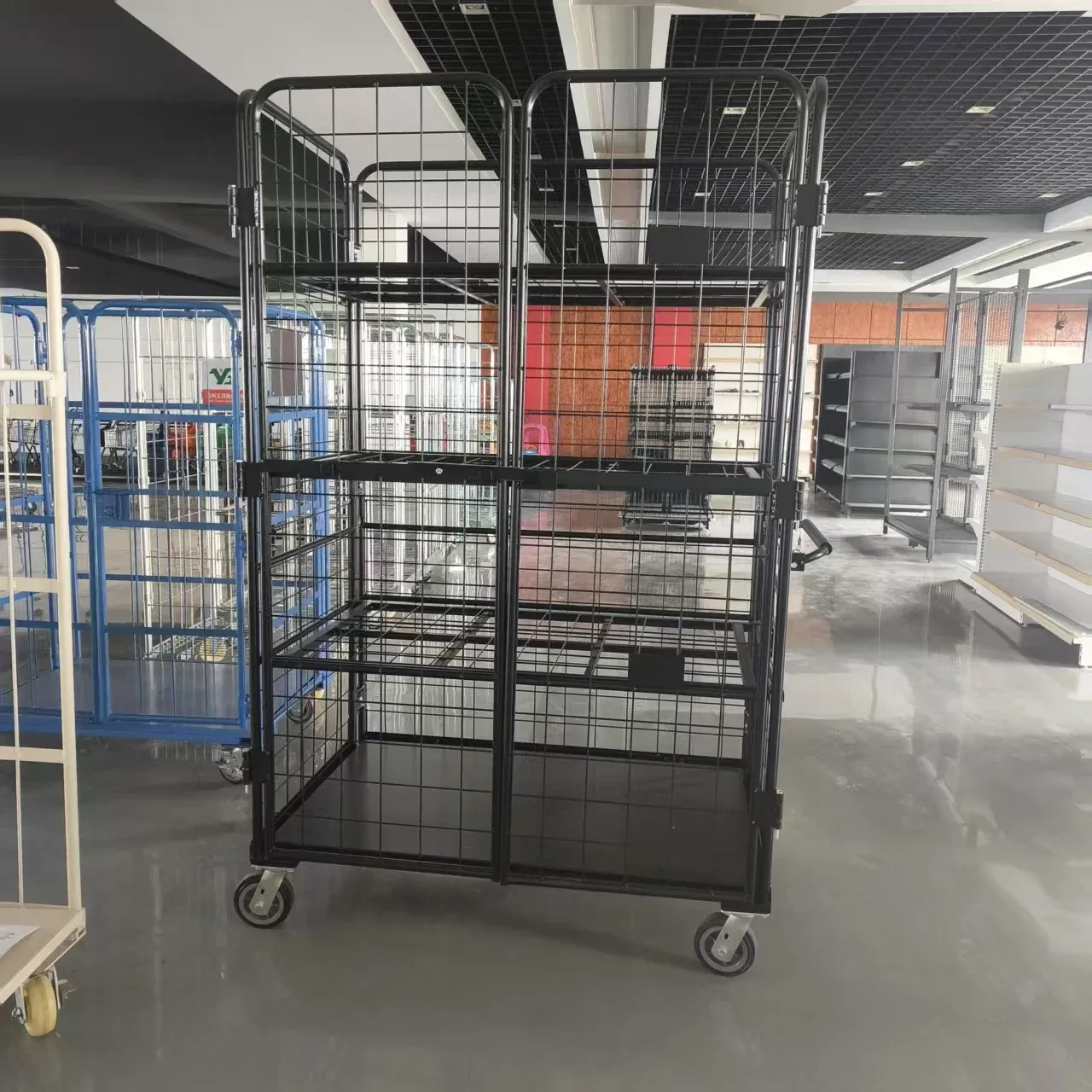 Mesh Folding Waterproof Logistics Trolley photo 4