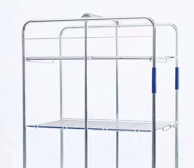 Warehouse Supermarket Industrial Wire Mesh Roll Container detail 2
