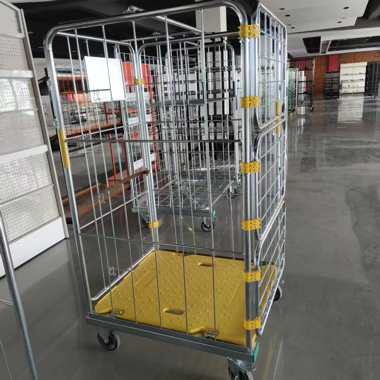 Warehouse Supermarket Industrial Logistic Mesh Folding Cages photo 4