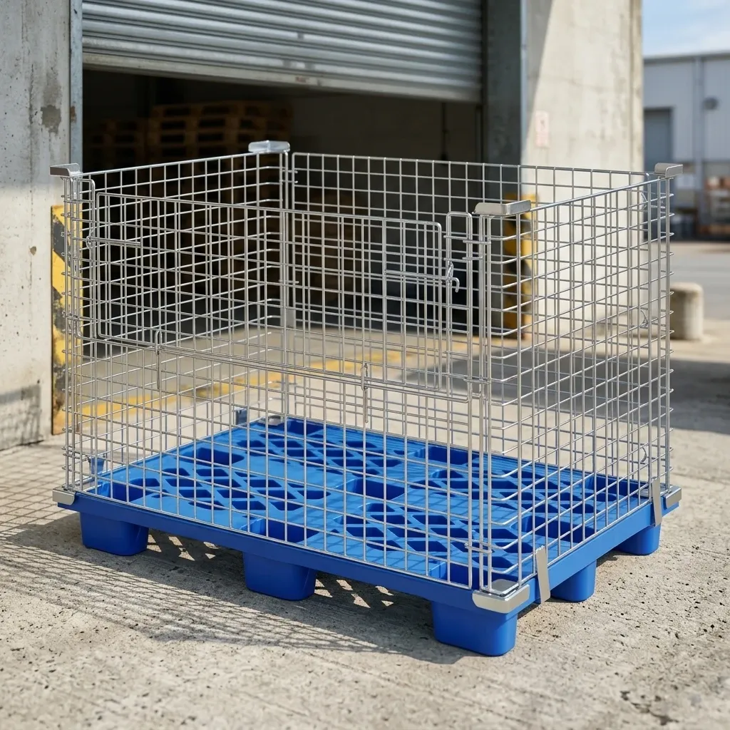 Rolling Pallets Material Storage Cage (LPT-02916)