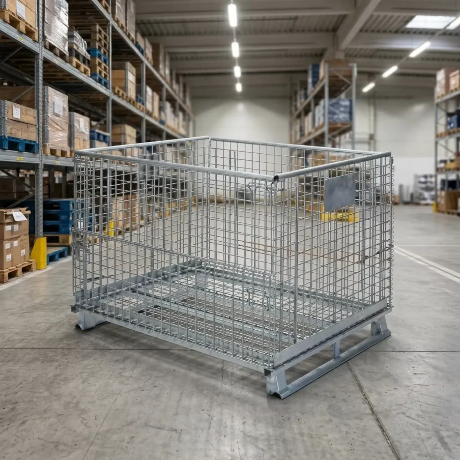 Wire Mesh Storage Boxes Steel Storage Cages Wire Cage detail 2