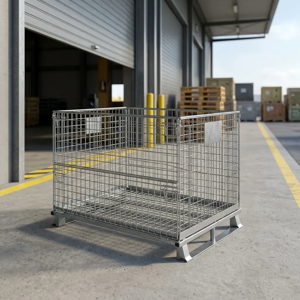Wire Mesh Storage Boxes Steel Storage Cages Wire Cage