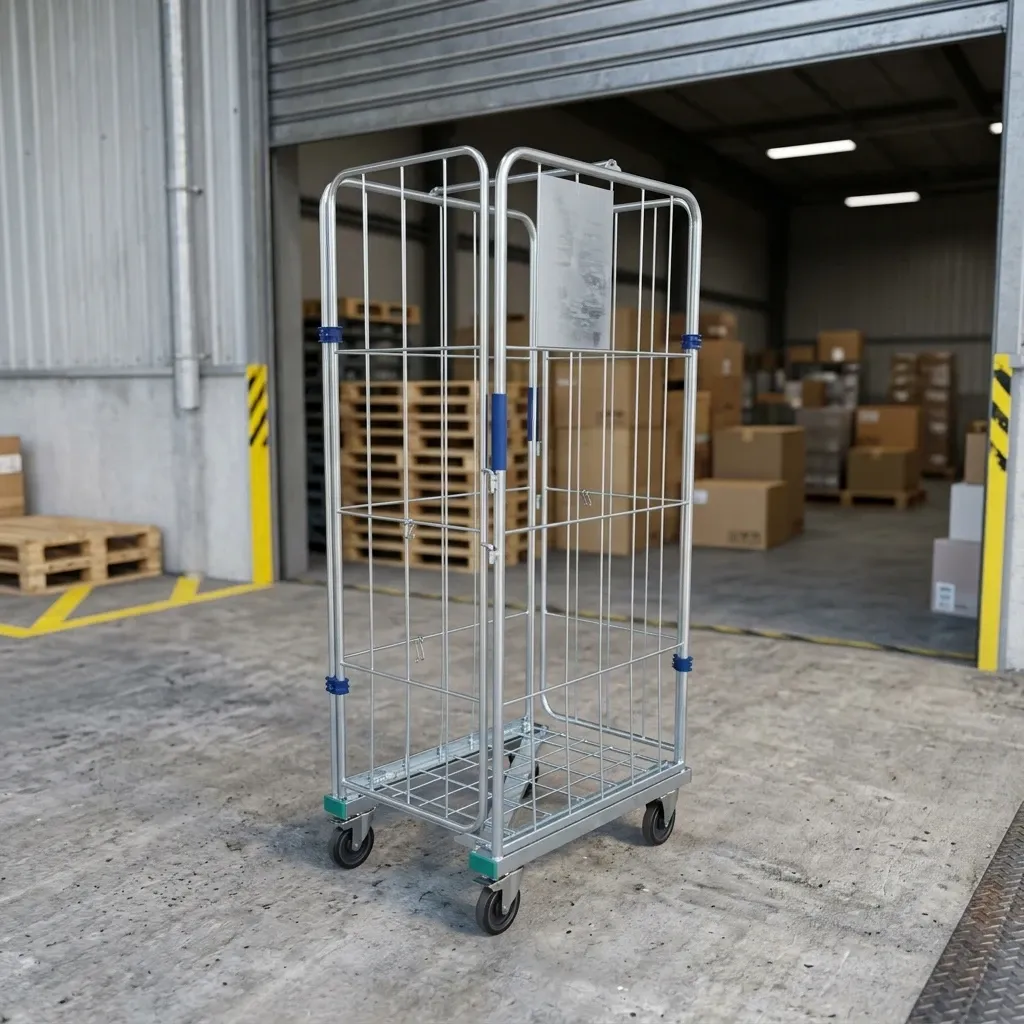 Logistic Trolley Steel Wire Material Roll Container (LPT-71918) photo 3