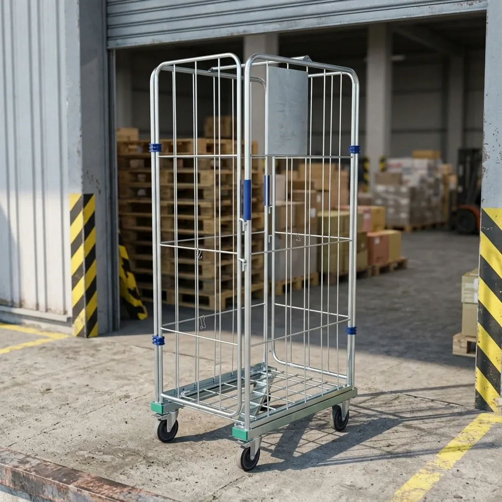 Logistic Trolley Steel Wire Material Roll Container (LPT-71918) photo 4